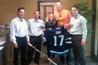 Eric Fehr at GINO'S HOMES Head Office