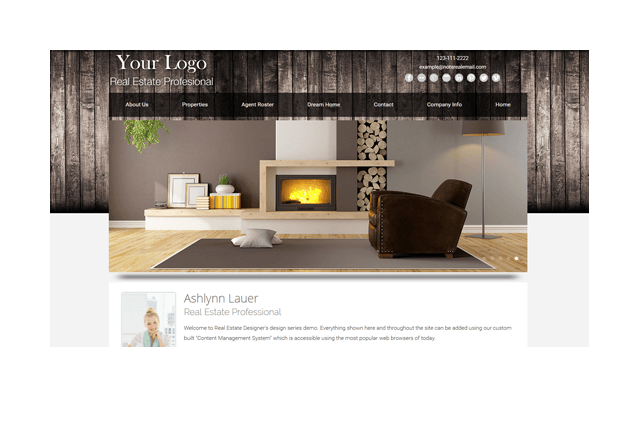 Cabin Series Real Estate Website Template