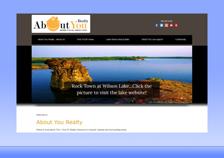 Real Estate Designer Client Website Example