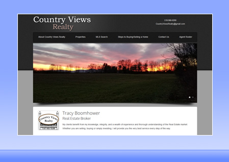 Real Estate Designer Client Website Example