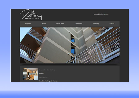 Real Estate Designer Client Website Example