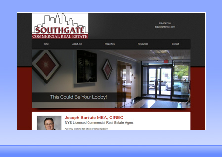 Real Estate Designer Client Website Example