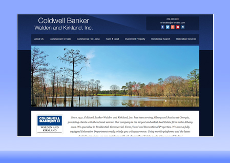 Real Estate Designer Client Website Example