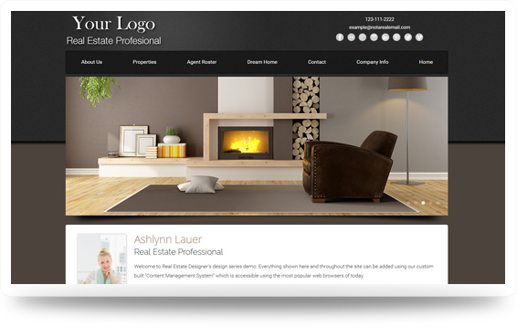 Real Estate Advantage-Mocha Website Template Design Preview - Click to View