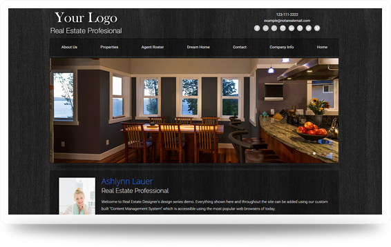 Real Estate Woodspiration-Balsa Website Template Design Preview - Click to View